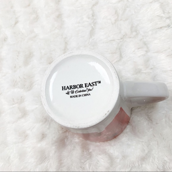 Harbor East Red Hibiscus Coffee Mug Tropical Floral Summer - Picture 6 of 7